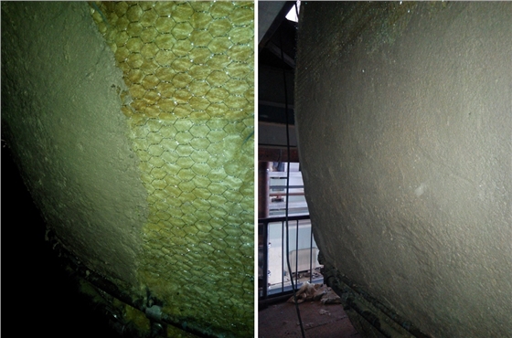 哈鍋?lái)?xiàng)目：鍋爐本體保溫--抹面層-火龍耐材提供