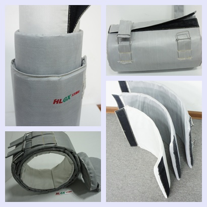 電廠蒸汽管道可拆卸保溫套